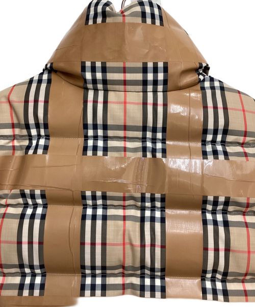 BURBERRY（バーバリー）BURBERRY (バーバリー) Tape Design Down Jacket（テープデザインダウンジャケット） ベージュ サイズ:Sの古着・服飾アイテム