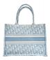Christian Dior (クリスチャン ディオール) Dior Book Tote ブックトート バッグ ミディアム スカイブルー サイズ:ミディアム：230000円