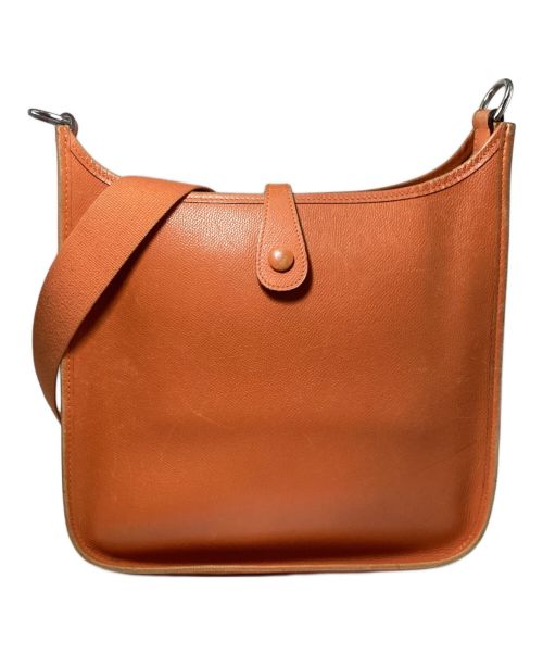 HERMES（エルメス）HERMES (エルメス) EVELYNE I/ Shoulder Bag（エヴリン アン/ショルダーバッグ） オレンジの古着・服飾アイテム