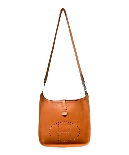 HERMES（エルメス）HERMES (エルメス) EVELYNE I/ Shoulder Bag（エヴリン アン/ショルダーバッグ） オレンジの古着・服飾アイテム