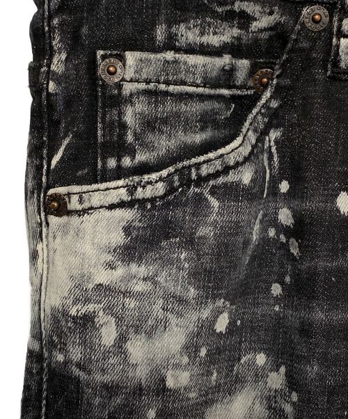 DSQUARED2（ディースクエアード）DSQUARED2 (ディースクエアード) ブラックデニム サイズ:46 未使用品の古着・服飾アイテム