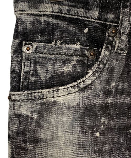 DSQUARED2（ディースクエアード）DSQUARED2 (ディースクエアード) ブラックデニム ブラック サイズ:46 未使用品の古着・服飾アイテム