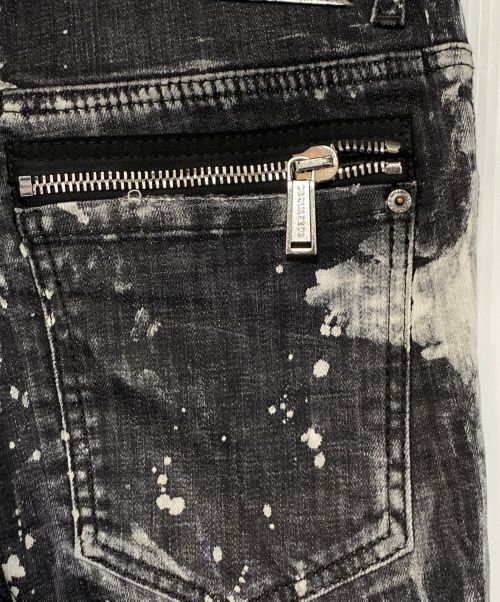 DSQUARED2（ディースクエアード）DSQUARED2 (ディースクエアード) ブラックデニム ブラック サイズ:46 未使用品の古着・服飾アイテム