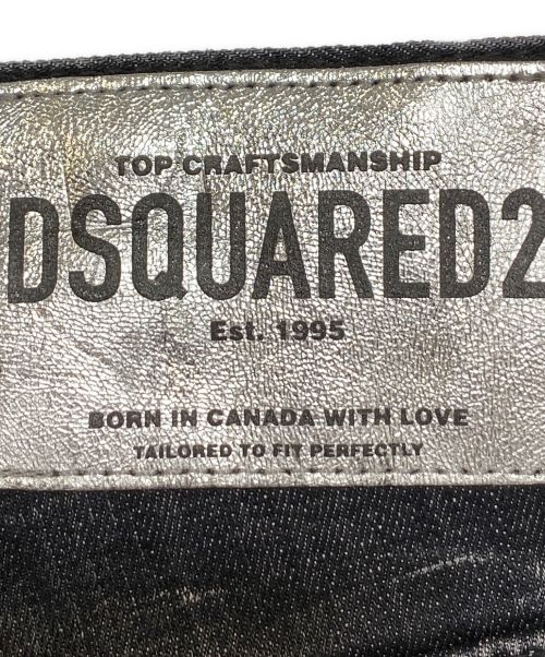 DSQUARED2（ディースクエアード）DSQUARED2 (ディースクエアード) ブラックデニム ブラック サイズ:46 未使用品の古着・服飾アイテム