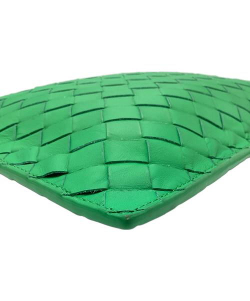 BOTTEGA VENETA（ボッテガベネタ）BOTTEGA VENETA (ボッテガベネタ) ポーチ グリーンの古着・服飾アイテム