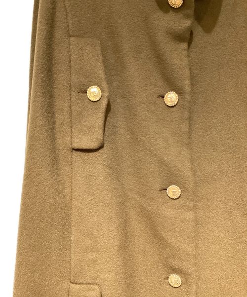 CHANEL（シャネル）CHANEL (シャネル) poncho coat（ポンチョコート） ブラウン サイズ:34の古着・服飾アイテム