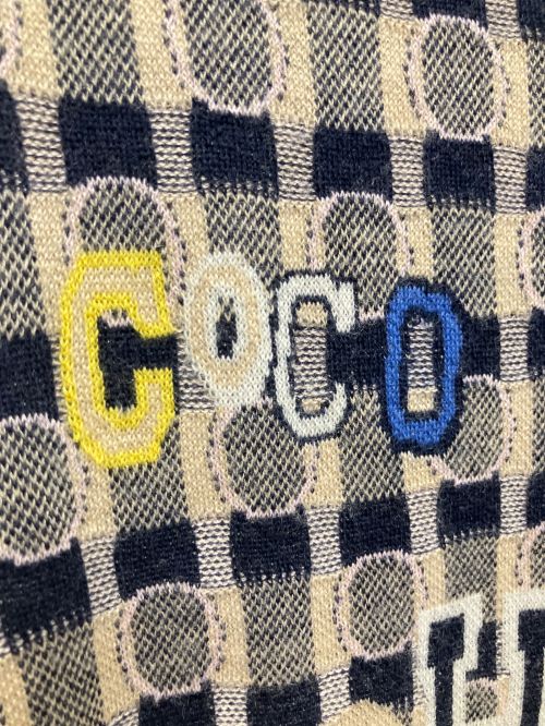 CHANEL（シャネル）CHANEL (シャネル) COCOロゴ半袖ニット ピンク サイズ:36の古着・服飾アイテム