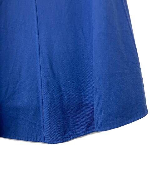 DRAWER（ドゥロワー）DRAWER (ドゥロワー) ラップスカート ブルー サイズ: 36の古着・服飾アイテム