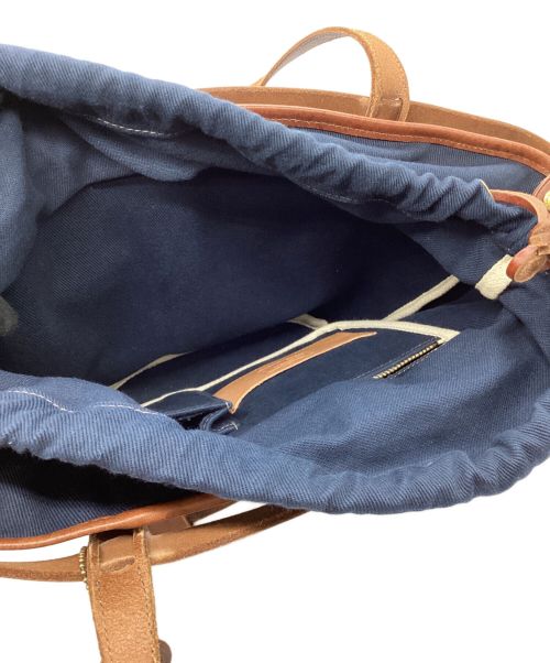 VALLON（ヴァロン）VALLON (ヴァロン) トートバッグ ネイビーの古着・服飾アイテム