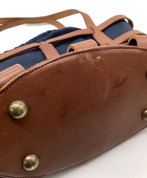 VALLON（ヴァロン）VALLON (ヴァロン) トートバッグ ネイビーの古着・服飾アイテム