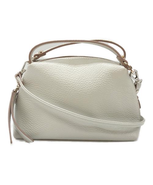 GIANNI CHIARINI（ジャンニ キアリーニ）GIANNI CHIARINI (ジャンニ キアリーニ) レザー2WAYショルダーバッグ グレーの古着・服飾アイテム