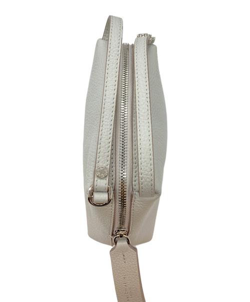 GIANNI CHIARINI（ジャンニ キアリーニ）GIANNI CHIARINI (ジャンニ キアリーニ) レザー2WAYショルダーバッグ グレーの古着・服飾アイテム