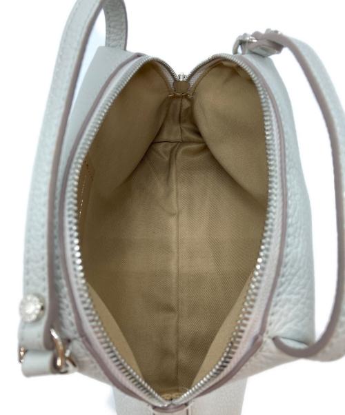 GIANNI CHIARINI（ジャンニ キアリーニ）GIANNI CHIARINI (ジャンニ キアリーニ) レザー2WAYショルダーバッグ グレーの古着・服飾アイテム