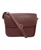 Cartierカルティエ）の古着「ショルダーバッグ」｜ボルドー