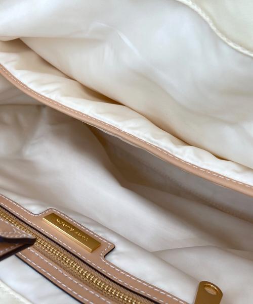 TORY BURCH（トリーバーチ）TORY BURCH (トリーバーチ) 動物柄ナイロントートバッグ クリームの古着・服飾アイテム