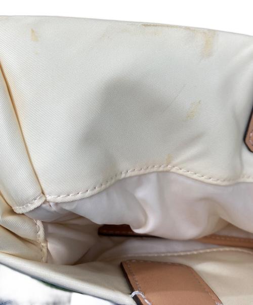 TORY BURCH（トリーバーチ）TORY BURCH (トリーバーチ) 動物柄ナイロントートバッグ クリームの古着・服飾アイテム