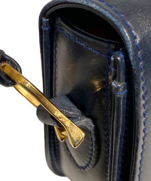 GUCCI（グッチ）GUCCI (グッチ) Horsebit Shoulder Bag（ホースビットショルダーバッグ） ネイビー サイズ:-の古着・服飾アイテム