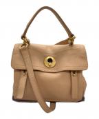 Yves Saint Laurentイヴサンローラン）の古着「2WAYショルダーバッグ」｜ベージュ