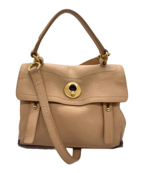 Yves Saint Laurent（イヴサンローラン）Yves Saint Laurent (イヴサンローラン) 2WAYショルダーバッグ ベージュの古着・服飾アイテム