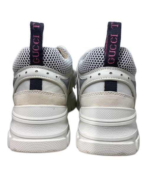 GUCCI（グッチ）GUCCI (グッチ) Flash Trek Sneaker（フラッシュトレックスニーカー） ホワイト サイズ:36 1/2の古着・服飾アイテム