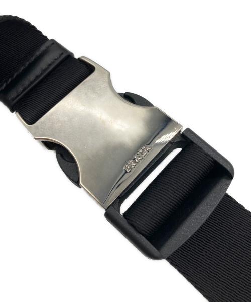 PRADA（プラダ）PRADA (プラダ) PRADA Crochet belt bag/クロシェベルトバッグ ブラック サイズ:-の古着・服飾アイテム