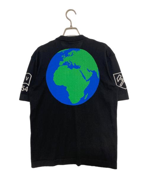 LOUIS VUITTON（ルイ ヴィトン）LOUIS VUITTON (ルイ ヴィトン) バーコードアンドアースニットTシャツ ブラック サイズ:Sの古着・服飾アイテム