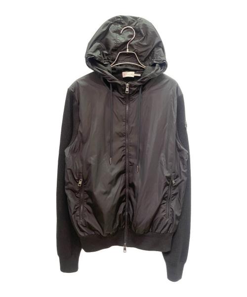 MONCLER（モンクレール）MONCLER (モンクレール) MAGLIONE TRICOT CARDIGAN ブラック サイズ:Lの古着・服飾アイテム