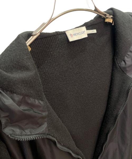 MONCLER（モンクレール）MONCLER (モンクレール) MAGLIONE TRICOT CARDIGAN ブラック サイズ:Lの古着・服飾アイテム