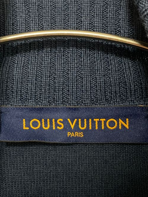 LOUIS VUITTON（ルイ ヴィトン）LOUIS VUITTON (ルイ ヴィトン) NIGO (ニゴー) インタルシアハート ニット ネイビー サイズ:Mの古着・服飾アイテム