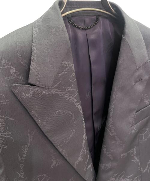 LOUIS VUITTON（ルイ ヴィトン）LOUIS VUITTON (ルイ ヴィトン) モノグラム 英字 ジャガード 2B シングル グレー サイズ:48の古着・服飾アイテム