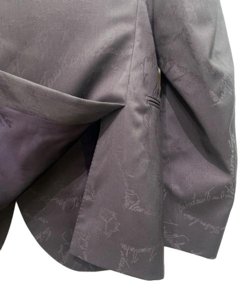 LOUIS VUITTON（ルイ ヴィトン）LOUIS VUITTON (ルイ ヴィトン) モノグラム 英字 ジャガード 2B シングル グレー サイズ:48の古着・服飾アイテム