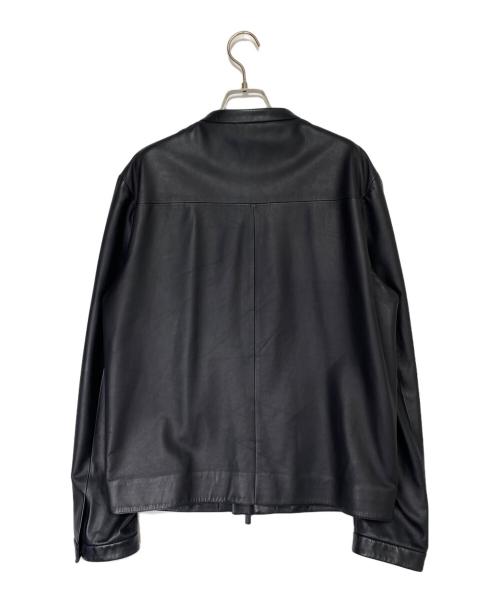 FENDI（フェンディ）FENDI (フェンディ) シングルライダースジャケット ネイビー サイズ:48の古着・服飾アイテム
