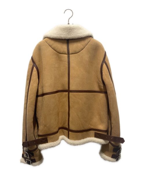 LOEWE（ロエベ）LOEWE (ロエベ) ムートンジャケット ベージュ サイズ:46の古着・服飾アイテム