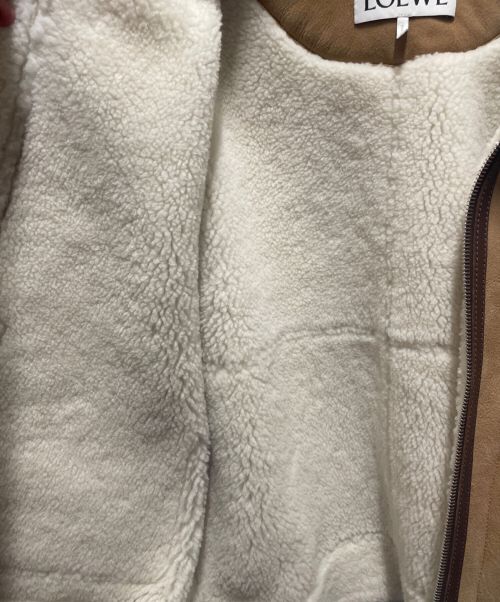 LOEWE（ロエベ）LOEWE (ロエベ) ムートンジャケット ベージュ サイズ:46の古着・服飾アイテム