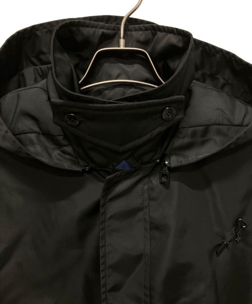 LOUIS VUITTON（ルイ ヴィトン）LOUIS VUITTON (ルイ ヴィトン) ナイロンフードレインコート ブラック サイズ:50の古着・服飾アイテム