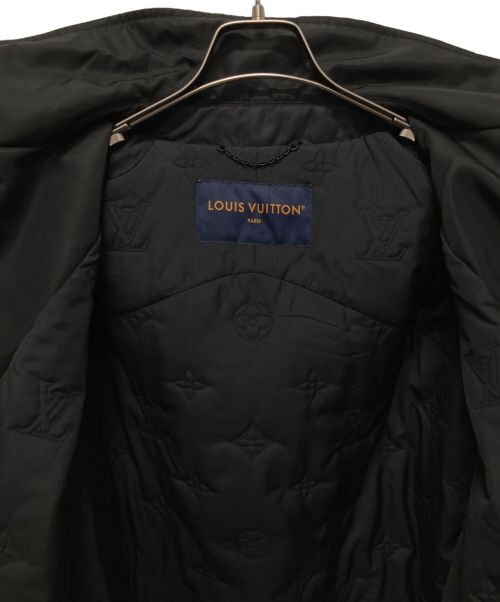 LOUIS VUITTON（ルイ ヴィトン）LOUIS VUITTON (ルイ ヴィトン) ナイロンフードレインコート ブラック サイズ:50の古着・服飾アイテム