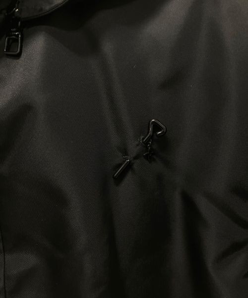 LOUIS VUITTON（ルイ ヴィトン）LOUIS VUITTON (ルイ ヴィトン) ナイロンフードレインコート ブラック サイズ:50の古着・服飾アイテム