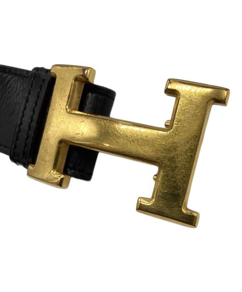 HERMES（エルメス）HERMES (エルメス) レザーベルト ブラック サイズ:下記参照の古着・服飾アイテム