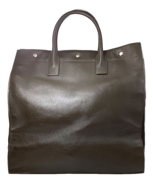 Saint Laurent Paris（サンローランパリ）Saint Laurent Paris (サンローランパリ) Rive Gauche tote bag (リヴゴーシュトートバッグ) オリーブの古着・服飾アイテム