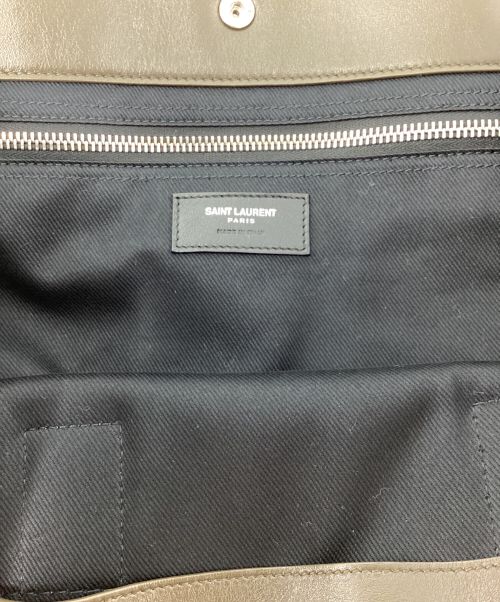 Saint Laurent Paris（サンローランパリ）Saint Laurent Paris (サンローランパリ) Rive Gauche tote bag (リヴゴーシュトートバッグ) オリーブの古着・服飾アイテム