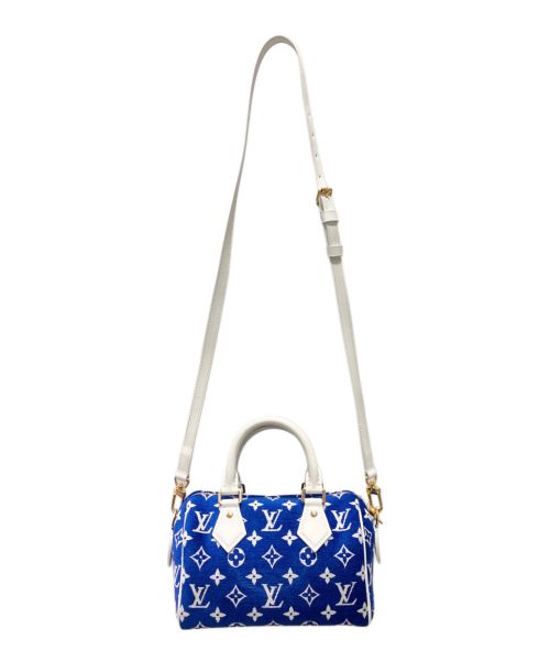 LOUIS VUITTON（ルイ ヴィトン）LOUIS VUITTON (ルイ ヴィトン) LV マッチ スピーディ 20 バンドリエール ブルー サイズ:20の古着・服飾アイテム
