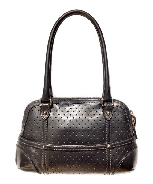 GUCCI（グッチ）GUCCI (グッチ) Interlocking G handbag（インターロッキングGハンドバッグ） ブラック サイズ:-の古着・服飾アイテム