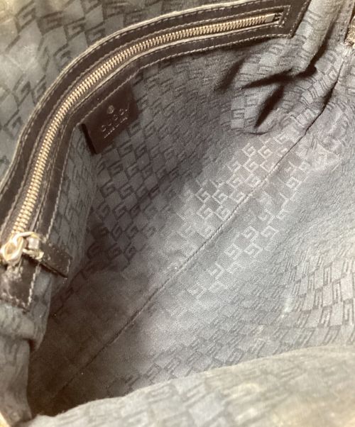 GUCCI（グッチ）GUCCI (グッチ) Interlocking G handbag（インターロッキングGハンドバッグ） ブラック サイズ:-の古着・服飾アイテム