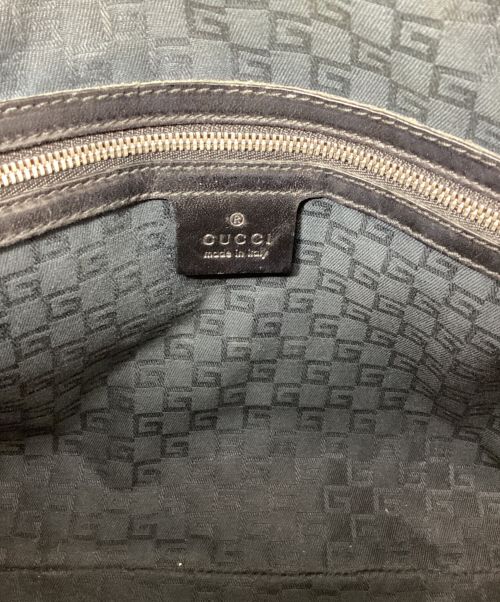GUCCI（グッチ）GUCCI (グッチ) Interlocking G handbag（インターロッキングGハンドバッグ） ブラック サイズ:-の古着・服飾アイテム
