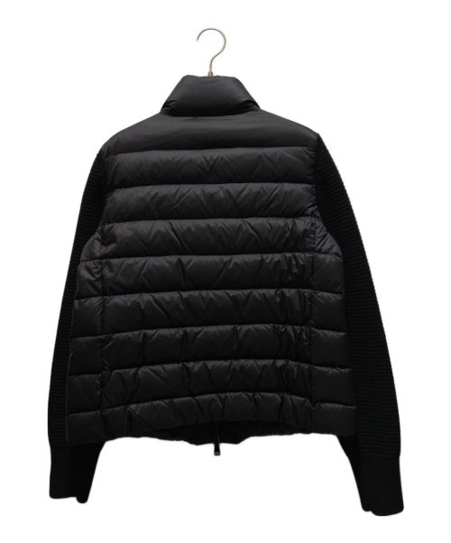 MONCLER（モンクレール）MONCLER (モンクレール) MAGLIONE TRICOT CARDIGAN/ニット切替ダウンカーディガン ブラック サイズ:Mの古着・服飾アイテム