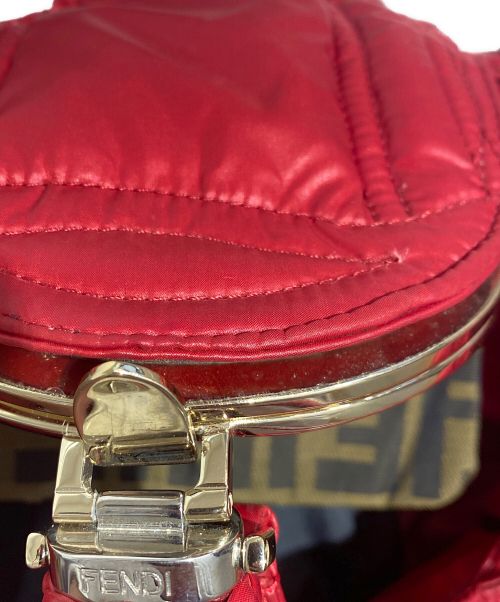 FENDI（フェンディ）FENDI (フェンディ) MONCLER (モンクレール) SPY Bag （スパイバッグ） レッドの古着・服飾アイテム
