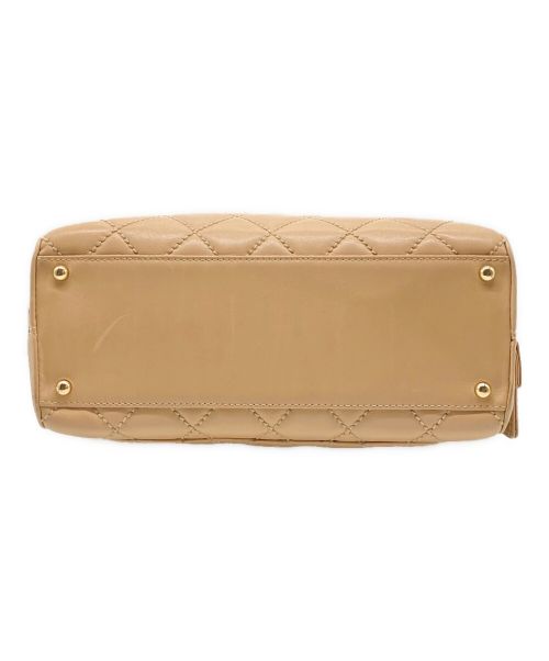 CHANEL（シャネル）CHANEL (シャネル) マトラッセ ワイルドステッチ ボストンバッグ ベージュ サイズ:30の古着・服飾アイテム