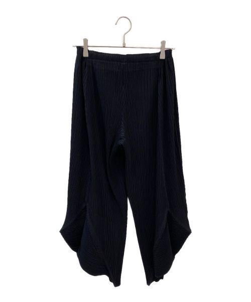 ISSEY MIYAKE（イッセイミヤケ）ISSEY MIYAKE (イッセイミヤケ) プリーツパンツ ブラック サイズ:2の古着・服飾アイテム