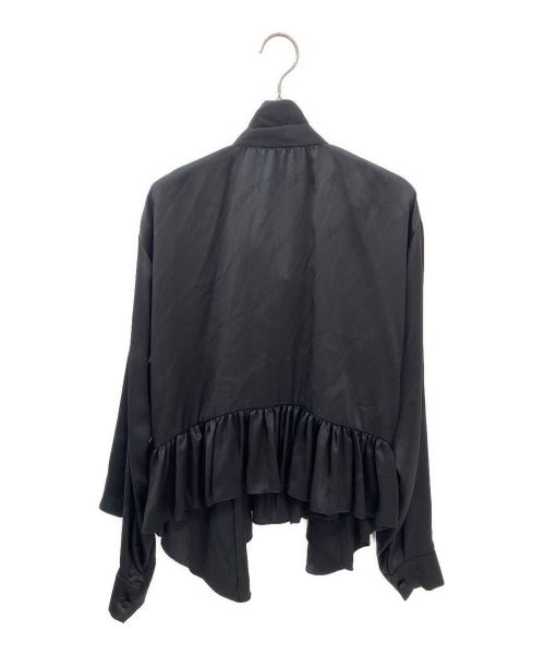 BALENCIAGA（バレンシアガ）BALENCIAGA (バレンシアガ) ロゴジャカードブラウス ブラック サイズ:34の古着・服飾アイテム