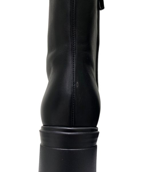 Roger Vivier（ロジェ ヴィヴィエ）Roger Vivier (ロジェ ヴィヴィエ) ストラスバックルヒールブーツ ブラック サイズ:SIZE 35 1/2の古着・服飾アイテム
